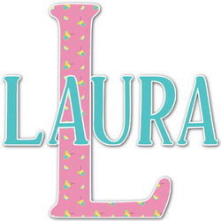 Summer Lemonade Name & Initial Decal - Up to 12"x12" (Personalized)
