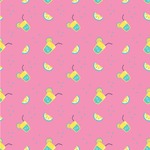 Summer Lemonade Wallpaper & Surface Covering (Water Activated 24"x 24" Sample)