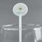 Summer Lemonade White Plastic 5.5" Stir Stick - Round - Main