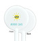 Summer Lemonade White Plastic 5.5" Stir Stick - Single Sided - Round - Front & Back