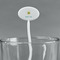 Summer Lemonade White Plastic 7" Stir Stick - Oval - Main