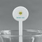 Summer Lemonade White Plastic 7" Stir Stick - Round - Main