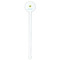 Summer Lemonade White Plastic 7" Stir Stick - Round - Single Stick