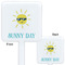 Summer Lemonade White Plastic Stir Stick - Double Sided - Approval