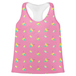 Summer Lemonade Womens Racerback Tank Top - X Large