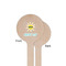 Summer Lemonade Wooden 6" Stir Stick - Round - Single Sided - Front & Back