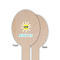 Summer Lemonade Wooden Food Pick - Oval - Single Sided - Front & Back