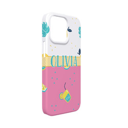 Summer Lemonade iPhone Case - Plastic - iPhone 13 Mini (Personalized)