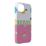 Summer Lemonade iPhone Case - Plastic - iPhone 14 Pro Max (Personalized)