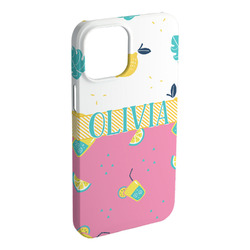 Summer Lemonade iPhone Case - Plastic - iPhone 15 Plus (Personalized)