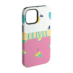 Summer Lemonade iPhone Case - Rubber Lined - iPhone 15 (Personalized)