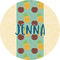 Pineapples and Coconuts 2" Multipurpose Round Labels - Single Sticker