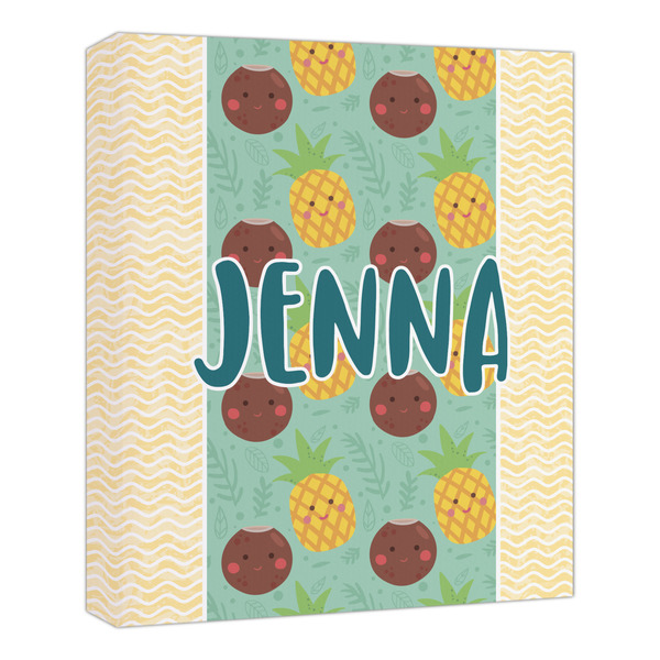 Custom Pineapples and Coconuts Canvas Print - 20x24 (Personalized)