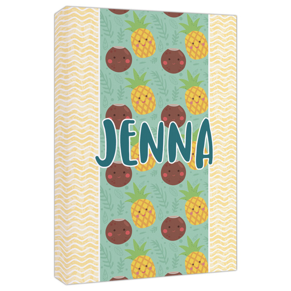 Custom Pineapples and Coconuts Canvas Print - 20x30 (Personalized)