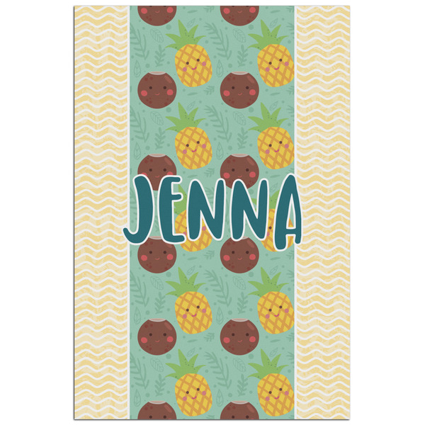 Custom Pineapples and Coconuts Poster - Matte - 24x36 (Personalized)