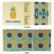 Pineapples and Coconuts 3 Ring Binders - Full Wrap - 2" - APPROVAL