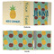 Pineapples and Coconuts 3 Ring Binders - Full Wrap - 3" - APPROVAL