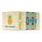 Pineapples and Coconuts 3 Ring Binders - Full Wrap - 3" - OPEN OUTSIDE