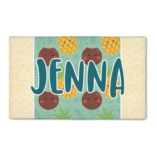 Custom Pineapples and Coconuts 3' x 5' Patio Rug (Personalized)