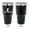 Pineapples and Coconuts 30 oz Stainless Steel Ringneck Tumblers - Black - Single Sided - APPROVAL