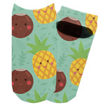 Pineapples and Coconuts Adult Ankle Socks