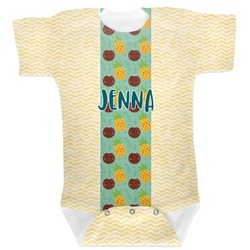 Pineapples and Coconuts Baby Bodysuit 6-12 (Personalized)