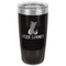 Pineapples and Coconuts Black Polar Camel Tumbler - 20oz - Front