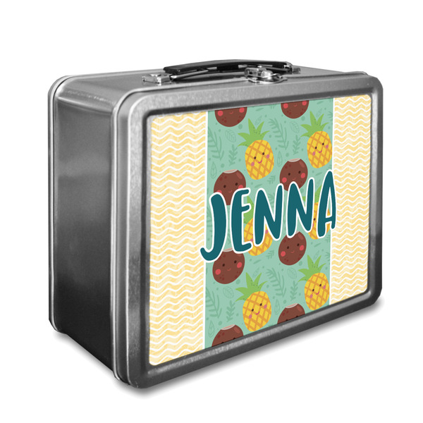 Custom Pineapples and Coconuts Lunch Box (Personalized)