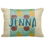 Pineapples and Coconuts Decorative Baby Pillowcase - 16"x12" (Personalized)