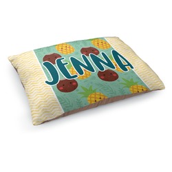 Pineapples and Coconuts Dog Bed - Medium w/ Name or Text