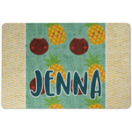 Pineapples and Coconuts Dog Food Mat w/ Name or Text