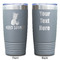 Pineapples and Coconuts Gray Polar Camel Tumbler - 20oz - Double Sided - Approval