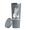 Pineapples and Coconuts Grey RTIC Everyday Tumbler - 28 oz. - Lid Off