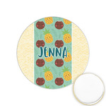 Pineapples and Coconuts Printed Cookie Topper - 1.25" (Personalized)