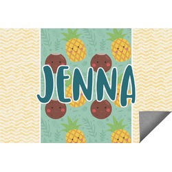 Pineapples and Coconuts Indoor / Outdoor Rug - 5'x8' (Personalized)