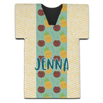 Pineapples and Coconuts Jersey Bottle Cooler (Personalized)