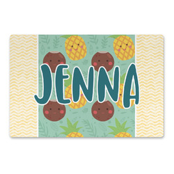 Pineapples and Coconuts Large Rectangle Car Magnet (Personalized)