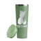 Pineapples and Coconuts Light Green RTIC Everyday Tumbler - 28 oz. - Lid Off