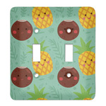 Pineapples and Coconuts Light Switch Cover (2 Toggle Plate)