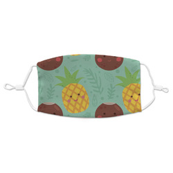 Pineapples and Coconuts Adult Cloth Face Mask - Standard