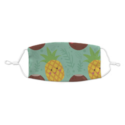 Pineapples and Coconuts Kid's Cloth Face Mask - Standard