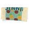 Pineapples and Coconuts Microfiber Dish Rag - FOLDED (half)