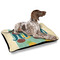 Pineapples and Coconuts Outdoor Dog Beds - Large - IN CONTEXT