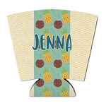 Pineapples and Coconuts Party Cup Sleeve - with Bottom (Personalized)