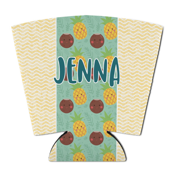 Custom Pineapples and Coconuts Party Cup Sleeve - with Bottom (Personalized)