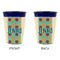 Pineapples and Coconuts Party Cup Sleeves - without bottom - Approval