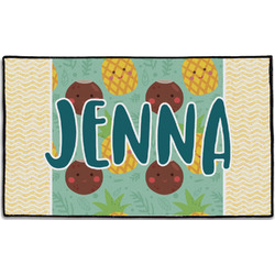 Pineapples and Coconuts Door Mat - 60"x36" (Personalized)