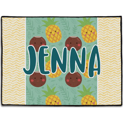 Pineapples and Coconuts Door Mat - 24"x18" (Personalized)