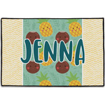 Pineapples and Coconuts Door Mat - 36"x24" (Personalized)