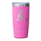 Pineapples and Coconuts Pink Polar Camel Tumbler - 20oz - Single Sided - Approval